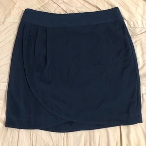 Navy Blue Mini Skirt